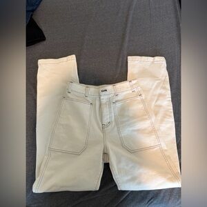 Madewell Women's Off-White Straight Leg Jeans